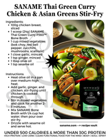 Thai Green Curry Chicken & Asian Greens Stir-Fry