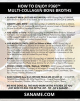 P360® MINTY LAMB HERBS - World's First & Best - Multi-Collagen infused Lamb Bone Broth