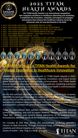 AWARDS -SANAME - 2025: The Most Globally Awarded Functional Health Food Business of the Year
