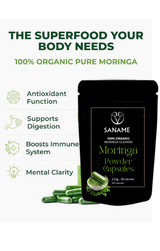 (NEW) ORGANIC MORINGA LEAF POWDER CAPSULES <HALF PRICE - EOFY SALE>