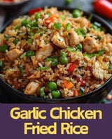 CHICKEN & CHRISTMAS HAM - GARLIC FRIED RICE