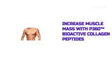 INCREASE MUSCLE MASS with P360™ Bioactive Collagen Peptides by@Outfy