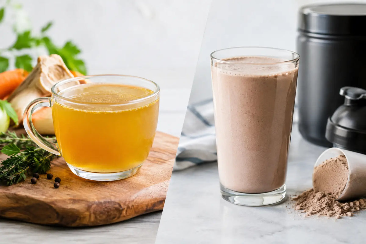 Bone Broth Versus Protein Shake: Which Fits?