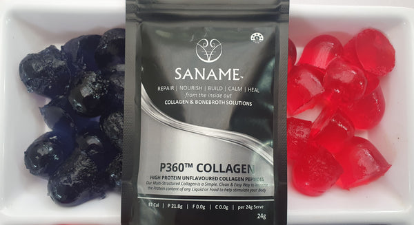 SANAME High Protein Collagen Jelly Gummies