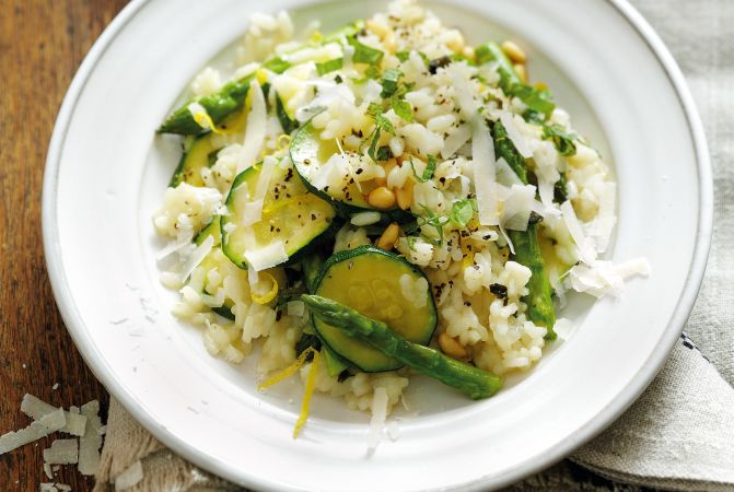 SANAME - Chicken, Asparagus & Zucchini Risotto with SUPERBONE P360 Collagen BoneBroth