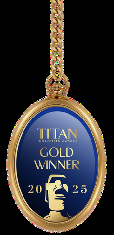 Original official TITAN Innovation Awards – Global Excellence in Innovation 2025 recognition artwork