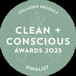 Original official Australian Clean + Conscious Awards 2025 recognition artwork