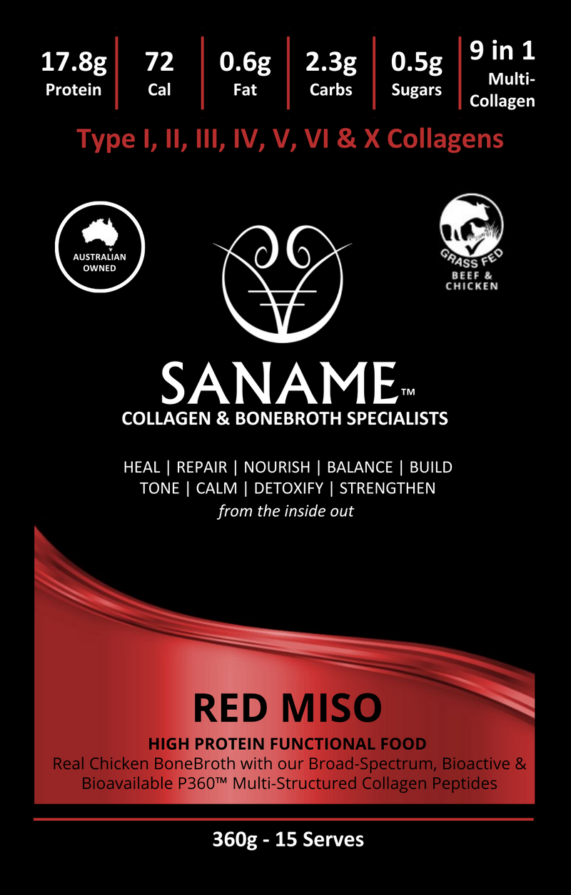 P360™ Red Miso Multi-Collagen infused BoneBroth