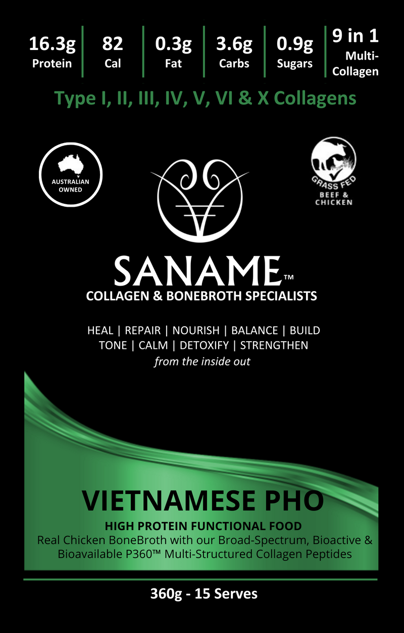 P360™ Vietnamese Pho Multi-Collagen infused Bone Broth