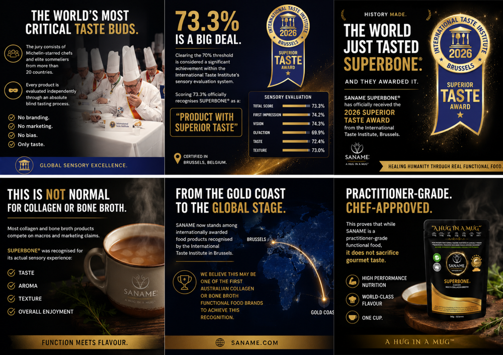 P360® SUPERBONE - World's First & Best - Multi-Collagen infused Chicken Bone Broth