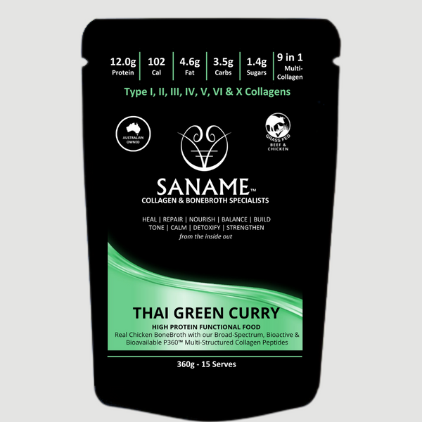 P360™ Thai Green Curry Multi-Collagen infused Bone Broth