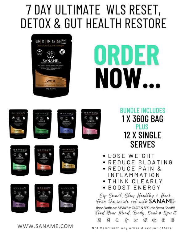 7 DAY WLS RESET, DETOX, KICKSTART & GUT HEALTH RESTORE
