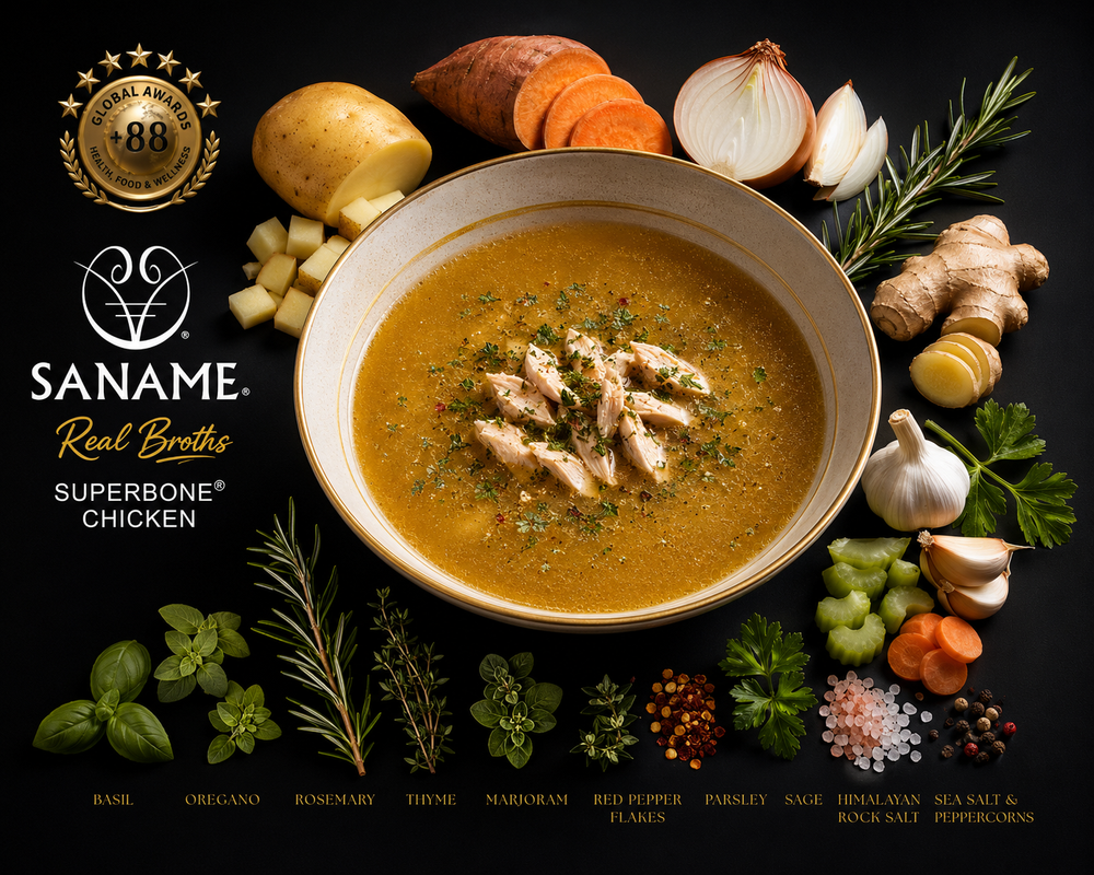 P360® SUPERBONE - World's First & Best - Multi-Collagen infused Chicken Bone Broth