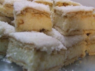 Wardie's Lemon Slice AKA Coconut Condensed Milk Arnotts Morning Coffee Biscuit Slice