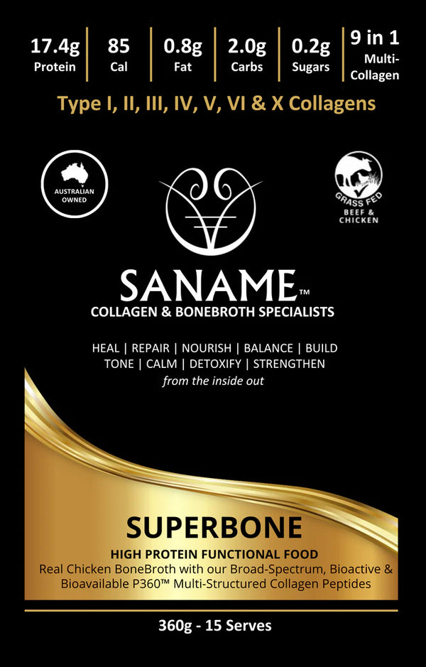 SANAME - Clean & Conscious Collagens & Bone Broths for optimal Cellular Health - BEST GUT HEALTH PRODUCT