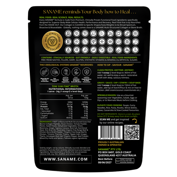 P360® Tom Yum Multi-Collagen infused Bone Broth