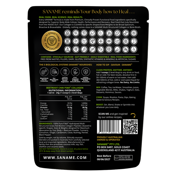 P360® Beetroot Chai Multi-Collagen