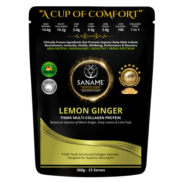 P360® Botanical Lemon & Ginger Multi-Collagen Water