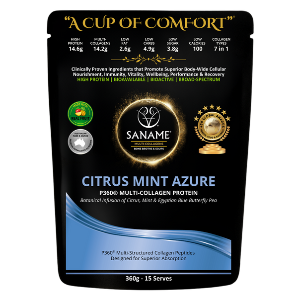 P360® Botanical Citrus Mint Azure Multi-Collagen Water