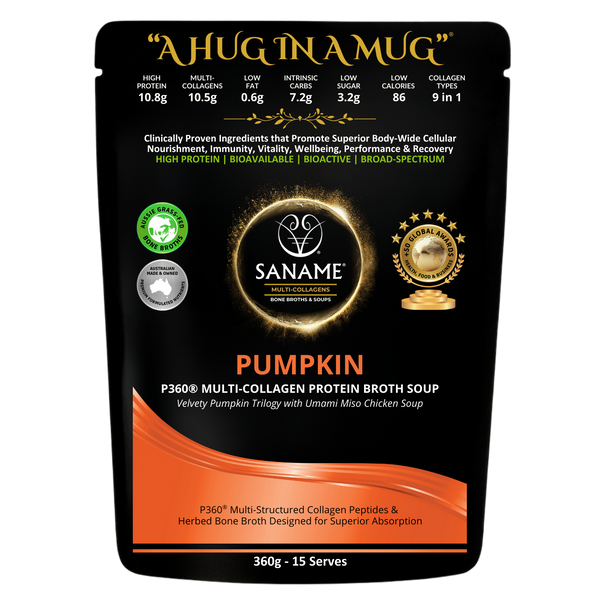 P360® Pumpkin Multi-Collagen Protein Chicken Bone Broth Soup