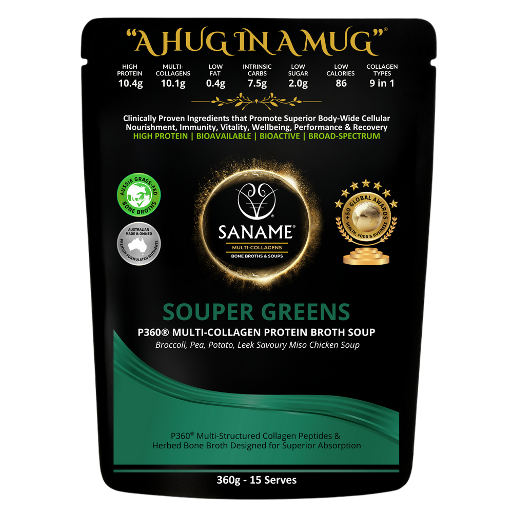 P360® Souper Greens Multi-Collagen Protein Miso Chicken Bone Broth Soup