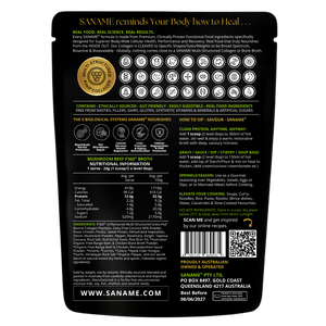 P360® Mushroom Beef - World's First & Best - Multi-Collagen infused Beef & Mushroom Bone Broth