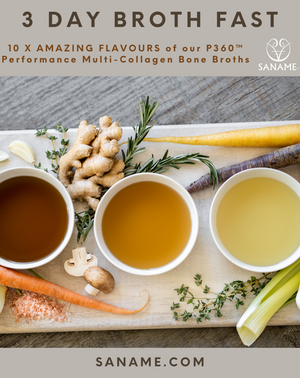 3 DAY BROTH FAST (12 x BROTH Variety Pack) P360™ Performance Multi-Collagen Bone Broths