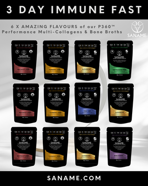 3 DAY COLD & FLU IMMUNITY BOOSTER/FAST - 12 x Variety P360™ Performance Multi-Collagens &  Bone Broths