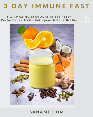 3 DAY COLD & FLU IMMUNITY BOOSTER/FAST - 12 x Variety P360™ Performance Multi-Collagens &  Bone Broths