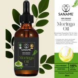 SANAME  - 100% Organic Moringa Skin, Hair, Nail, Lash & Body Oil
