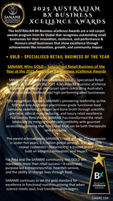 AWARDS -SANAME - 2025: The Most Globally Awarded Functional Health Food Business of the Year