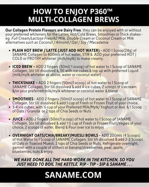 SANAME INTRO PACK - OUR BEST SELLERS P360™ Multi-Collagens & Bone Broths Variety Pack