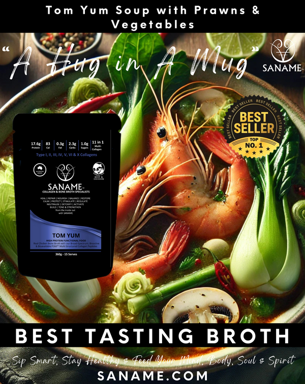 10 x High Protein Meals using SANAME Performance & Immunity Collagen infused Bone Broths