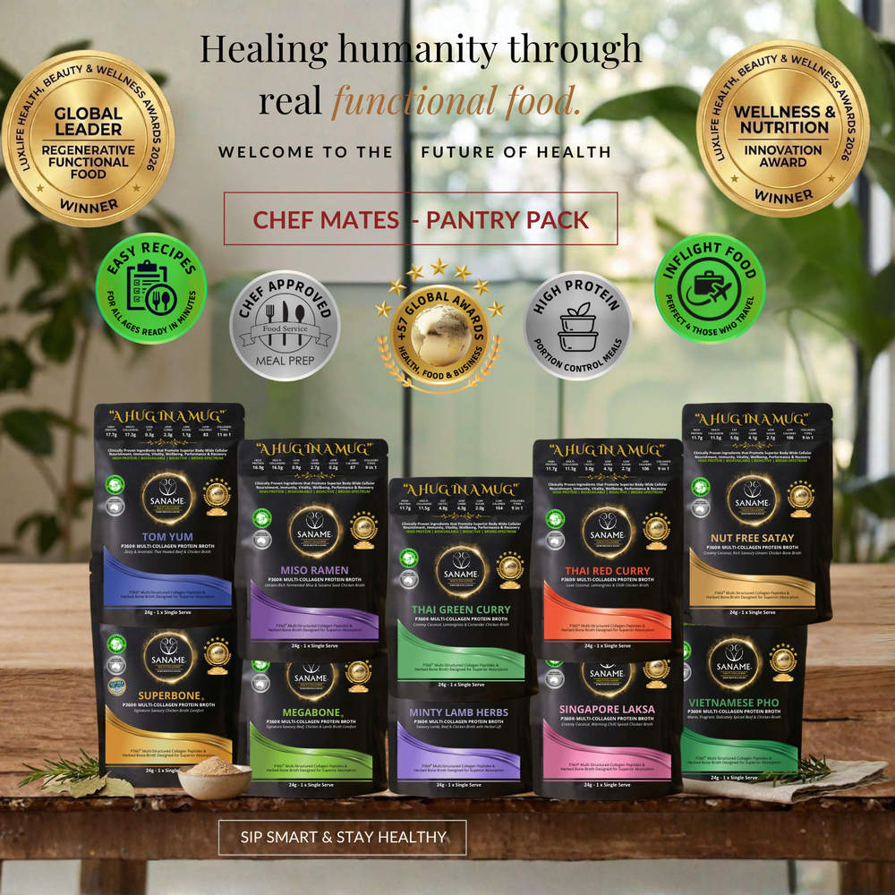 CHEF MATES - 10x24g Pantry Pack - P360™ Multi-Collagen Bone Broths