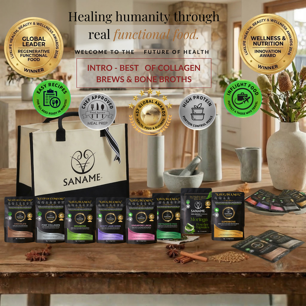SANAME - Intro Best of P360™ Multi-Collagens & Bone Broths + SUPERGREENS Variety Pack