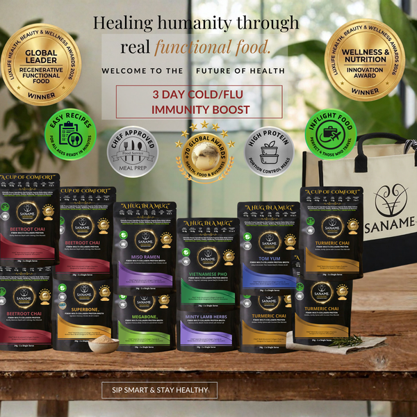 3 DAY COLD & FLU IMMUNITY BOOSTER/FAST (12 x Variety P360™ Performance Multi-Collagens &  Bone Broths)