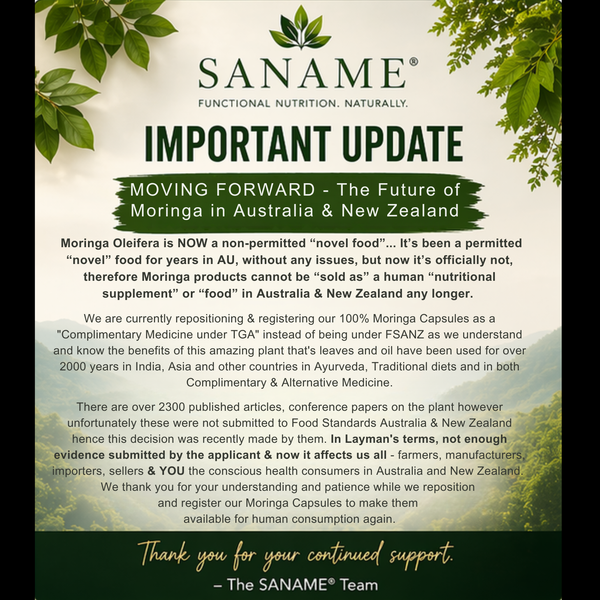 SANAME® PET Range - Moringa Leaf Agriculture & Animal & Plant Nutrient Capsules