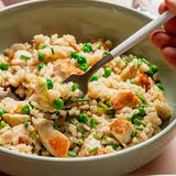 CHICKEN & CHRISTMAS HAM - GARLIC FRIED RICE