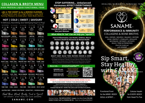 SANAME INTRO PACK - OUR BEST SELLERS P360™ Multi-Collagens & Bone Broths Variety Pack