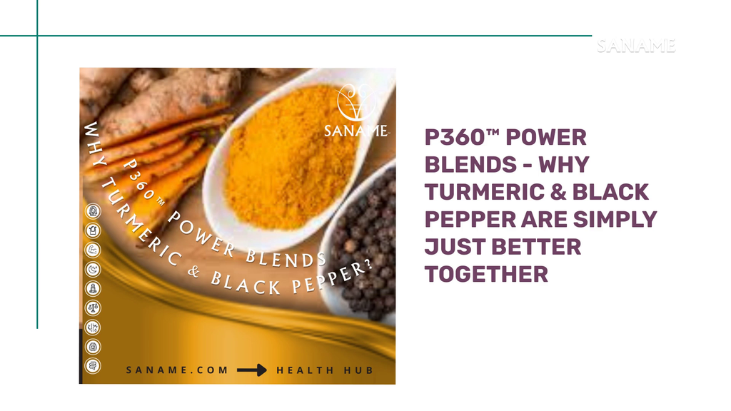 P360&trade; POWER BLENDS - Why Turmeric &amp; Black Pepper are simply JUST BETTER TOGETHER by@Outfy