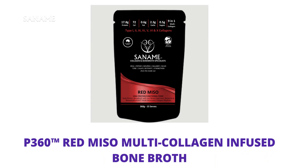 P360&trade; Red Miso Multi-Collagen infused Bone Broth by@Outfy