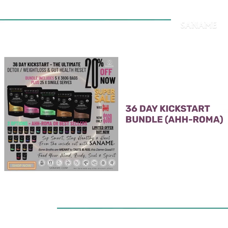 36 DAY KICKSTART BUNDLE (AHH-ROMA) by@Outfy