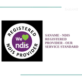 SANAME - NDIS REGISTERED PROVIDER - Our Service Standard by@Outfy