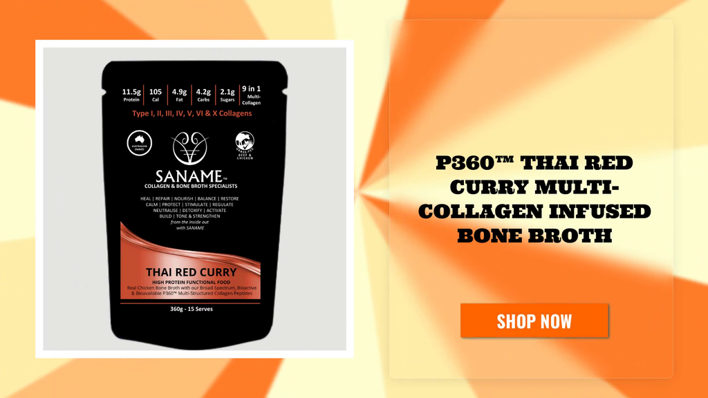 P360&trade; Thai Red Curry Multi-Collagen infused Bone Broth by@Outfy