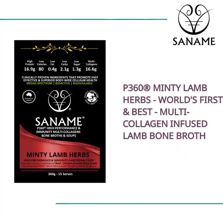 P360&reg; MINTY LAMB HERBS - World&#039;s First &amp; Best - Multi-Collagen infused Lamb Bone Broth by@Outfy
