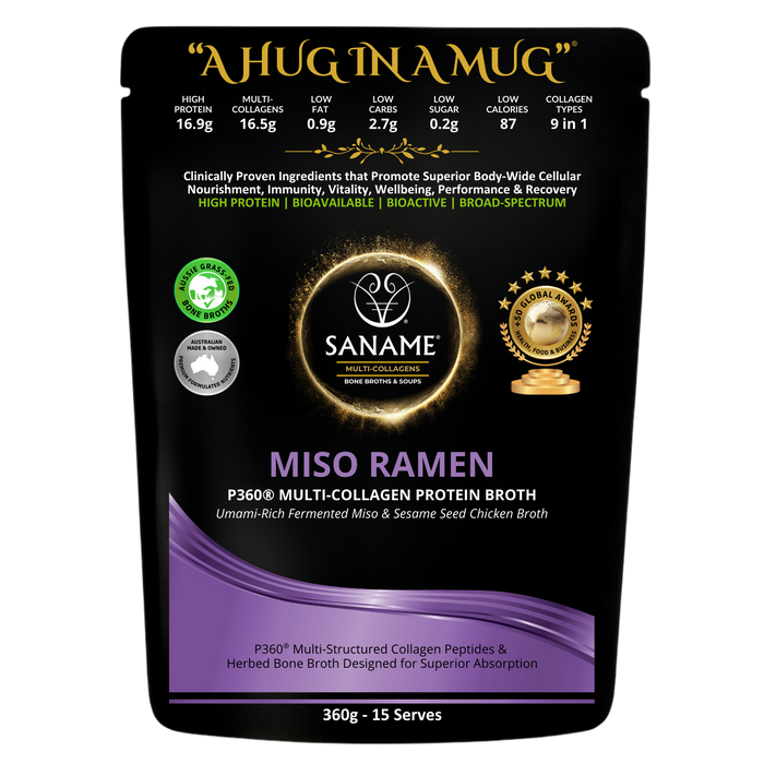 P360® Miso Ramen Multi-Collagen infused Bone Broth