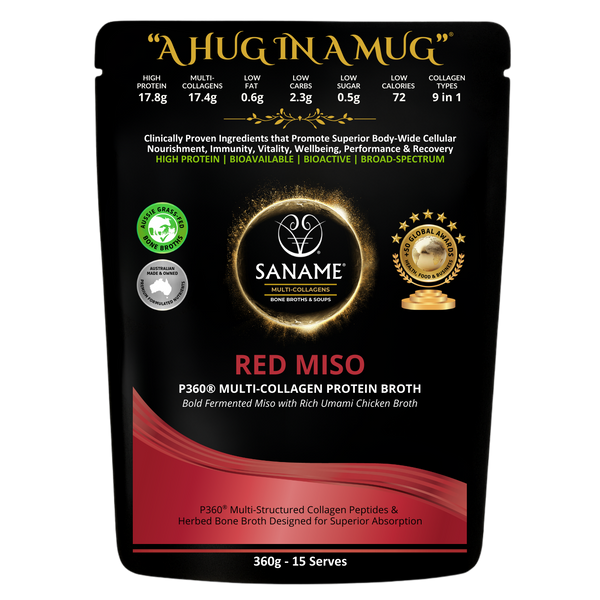 P360® Red Miso Multi-Collagen infused Bone Broth