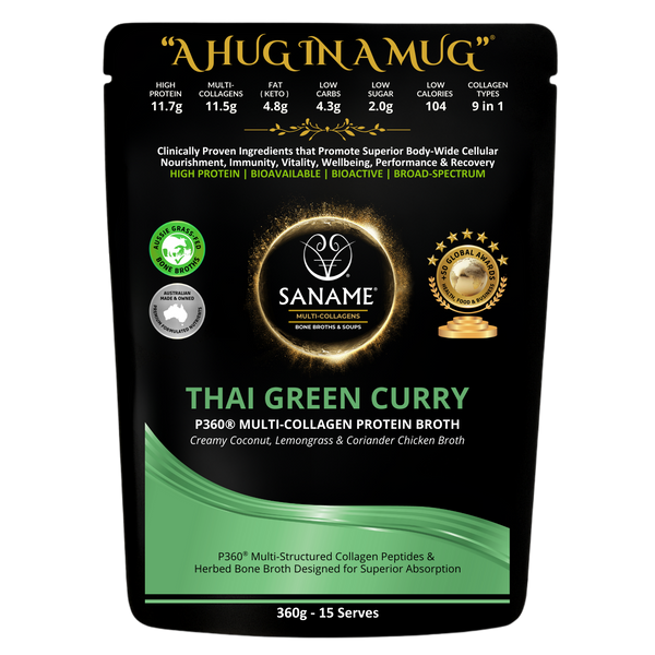 P360® Thai Green Curry Multi-Collagen infused Bone Broth