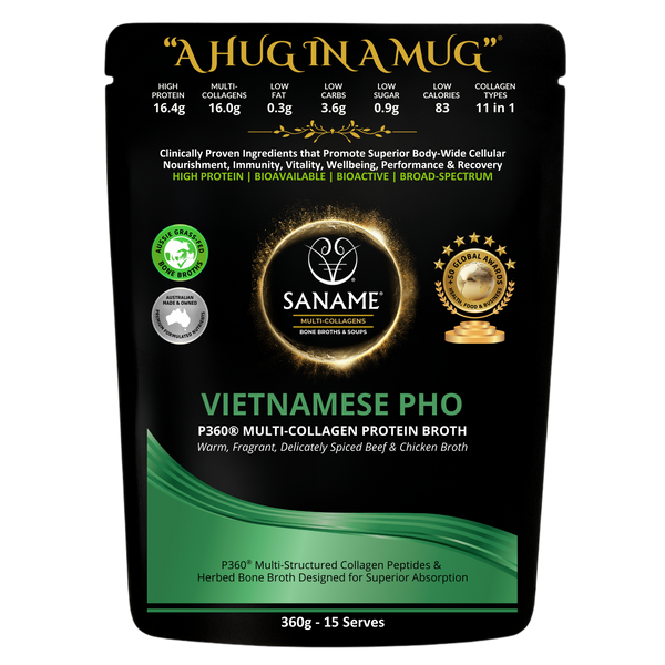 P360® Vietnamese Pho Multi-Collagen infused Bone Broth